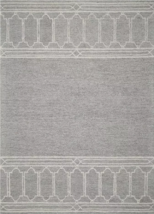 Homeroots.co 349950 8' X 10'  Wool Grey Area Rug