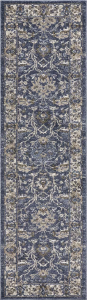 Homeroots.co 375312 63 X 91 Denim Polypropylene Rug