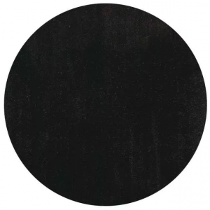 Homeroots.co 349784 8' Round  Polyester Espresso Area Rug