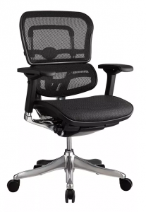 Homeroots.co 372390 26.4 X 26 X 45.3 Black Mesh Elite High Back Chair