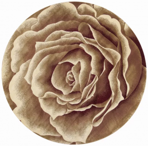 Homeroots.co 352963 7' Round Polypropylene Ivory Area Rug