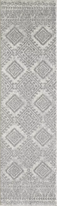 Homeroots.co 374659 81 X 144 Ivory Or Grey Polypropylene Rug