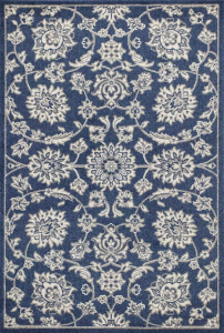 Homeroots.co 352977 7' X 10'  Uv Treated Polypropylene Denim Area Rug