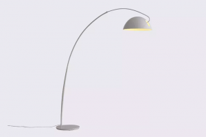 Homeroots.co 372214 79 X 90.5 White Carbon Floor Lamp