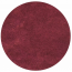 Homeroots.co 352631 6' Round  Polyester Red Area Rug