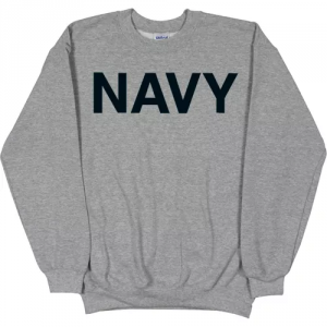 Fox 64-67 L Navy Sweatshirt Grey Large