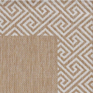 Homeroots.co 375245 94 X 130 Natural Polypropylene Rug