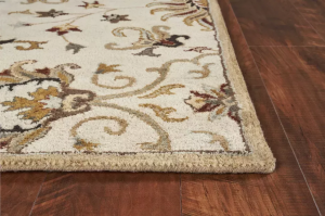 Homeroots.co 375531 60 X 96 Champagne Wool Rug