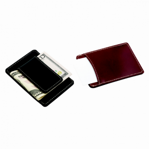 Creative 56723 Brown Card Holdermoney Clip, 3.75 X 2