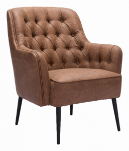 Zuo 109053 Tasmania Accent Chair Vintage Brown