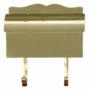 Qualarc MB-900-PB Provincial Collection Brass Mailboxes (roll Top) In 