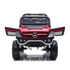 Dti UN101_red 12v Mercedes Benz Unimog Ride On Car 2 Seaters With Pare