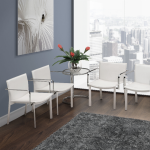 Zuo 404142 Gekko Conference Chair (set Of 2) White