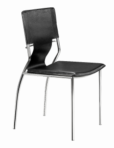 Zuo 404131 Trafico Dining Chair (set Of 4) Black