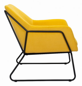 Zuo 109240 Jose Accent Chair Yellow