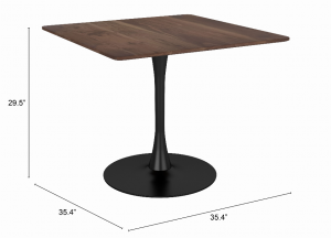 Zuo 101818 Molly Dining Table Brown