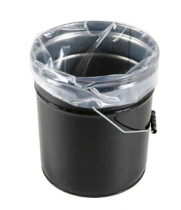 International DLRB25 Round Bottom Pail Liners  5 Gallon 19 X 22 4 Mil