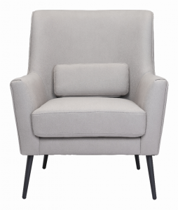 Zuo 109096 Ontario Accent Chair Gray