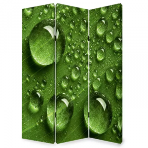 Homeroots.co 274636 1 X 48 X 72 Multi Color Wood Canvas Rain  Screen