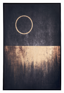 Zuo A12192 Full Moon Rises Canvas Black  Gold