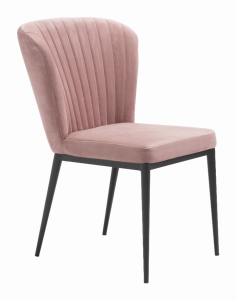 Zuo 101101 Tolivere Dining Chair (set Of 2) Pink