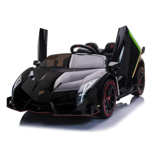 Dti XMX615_black 24v 4x4 Lamborghini Veneno 2 Seater Ride On With Pare