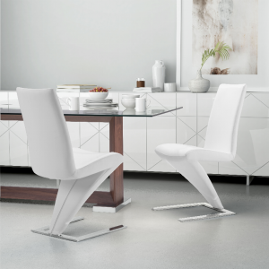 Zuo 100284 Herron Dining Chair (set Of 2) White