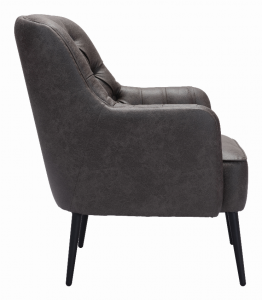 Zuo 109054 Tasmania Accent Chair Vintage Black