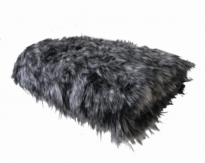 Plutus PBEZ1423-80x110T Plutus Wolf Faux Fur Grey Luxury Throw