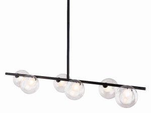 Zuo 56112 Keyoz Ceiling Lamp Black