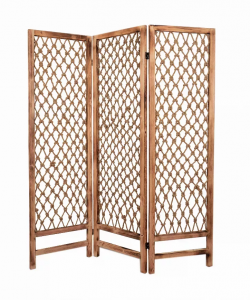 Homeroots.co 274700 1 X 60 X 69 Natural Rope Wooden  Screen