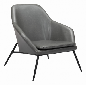 Zuo 109235 Manuel Accent Chair Gray