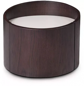 Homeroots.co 284423 17 Brown Veneer Nightstand