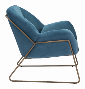 Zuo 101156 Stanza Arm Chair Blue