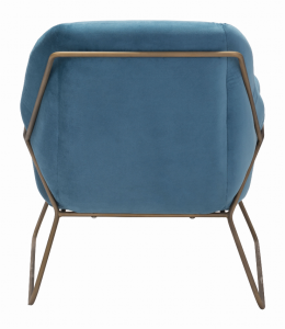 Zuo 101156 Stanza Arm Chair Blue