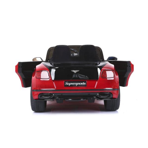 Dti JE1155_red_black 12v Bentley Continental Ride On Car 2 Seater With