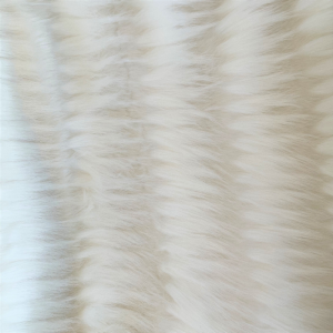 Plutus PBDT1702-96x110T Plutus Off White Exotic Feather Faux Fur Luxur