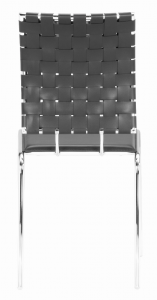 Zuo 333012 Criss Cross Dining Chair (set Of 4) Black