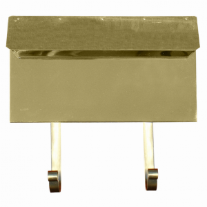 Qualarc MB-500-PB Provincial Collection Brass Mailboxes (horizontal) I