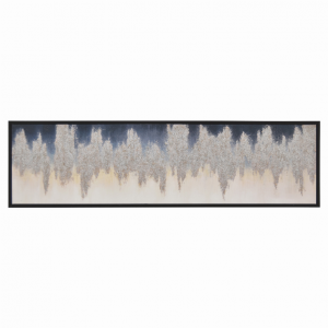 Plutus PBTH94624 Painting With Frame-oil On Canvas In Blue Natural Fib