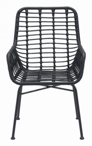 Zuo 703942 Lyon Dining Chair (set Of 2) Black