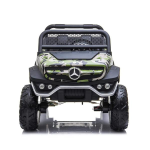 Dti UN101_cammo 12v Mercedes Benz Unimog Ride On Car 2 Seaters With Pa