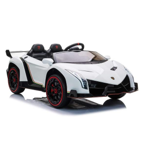 Dti XMX615_white 24v 4x4 Lamborghini Veneno 2 Seater Ride On With Pare