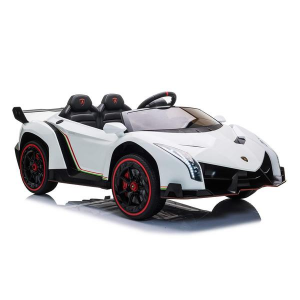 Dti XMX615_white 24v 4x4 Lamborghini Veneno 2 Seater Ride On With Pare