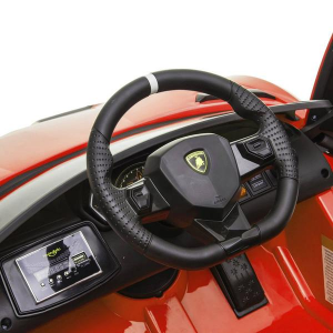 Dti HL328_red 12v Lamborghini Aventador Ride On Car 1 Seater With Pare