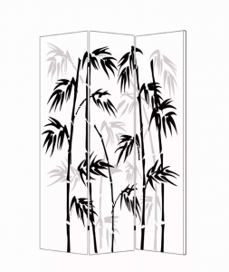 Homeroots.co 274632 1 X 48 X 72 Multi Color Wood Canvas Bamboo Leaf  S