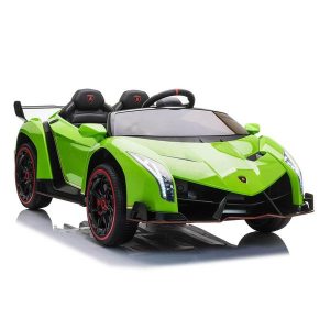 Dti XMX615_green 24v 4x4 Lamborghini Veneno 2 Seater Ride On With Pare