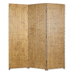 Homeroots.co 274902 1 X 63 X 72 Gold Wood 3 Panel  Screen