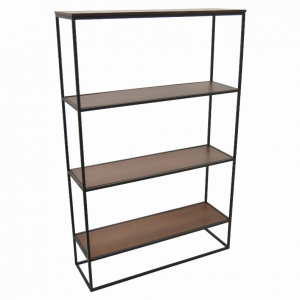 Plutus PBTH94237 Metal Plant Stand In Black Metal