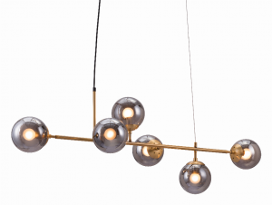 Zuo 56110 Gisela Ceiling Lamp Gold